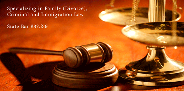 Specializing in Family (Divorce), Criminal and Immigration Law